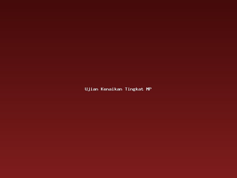 Ujian Kenaikan Tingkat